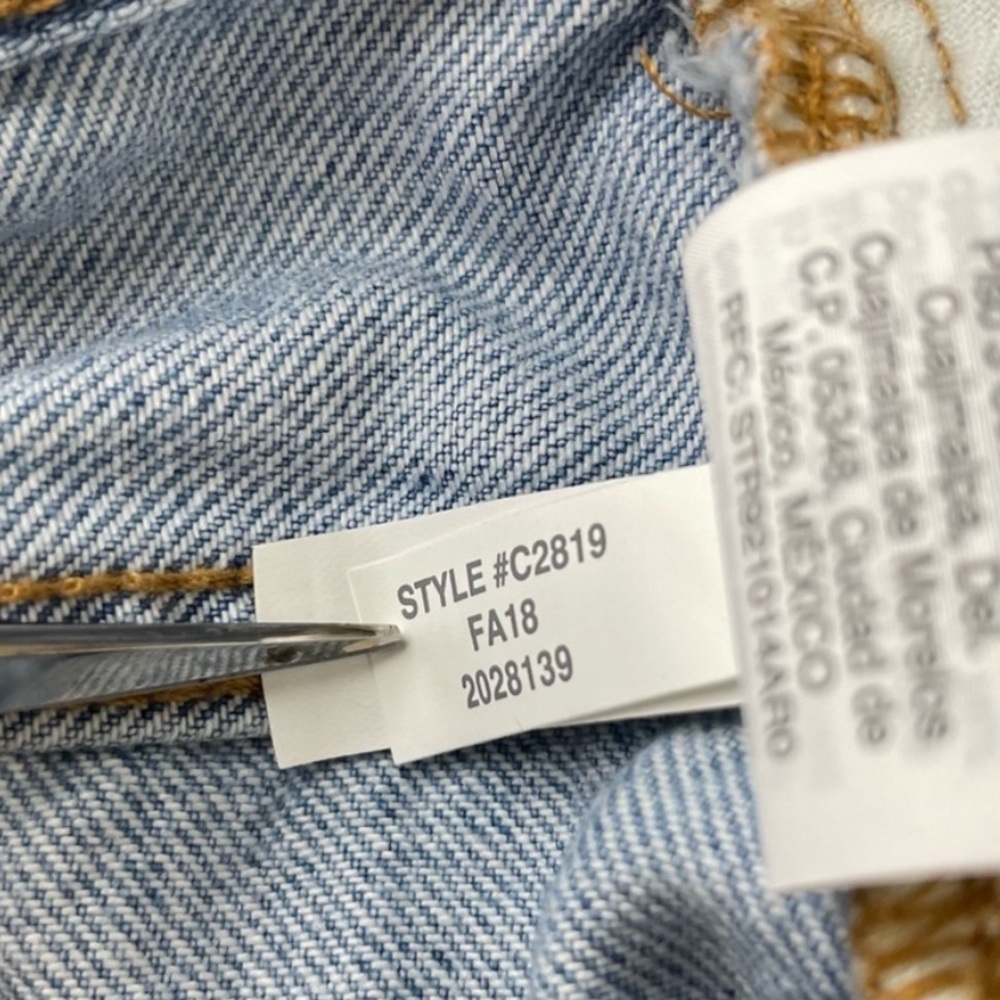 MADEWELL NWT THE PERFECT VINTAGE JEAN LIGHT BLUE WASH PLUS SIZE 36 HIGH RISE - Picture 10 of 10